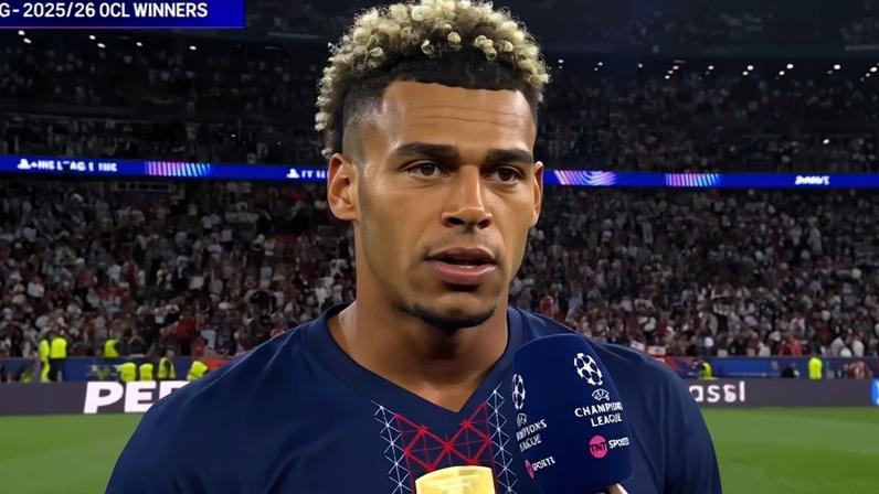 Désiré Doué. (Foto: Reprodução/YouTube/TNT Sports Football)