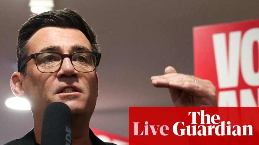 Andy Burnham delivers a speech