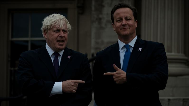 David Cameron and Boris Johnson in 2012.