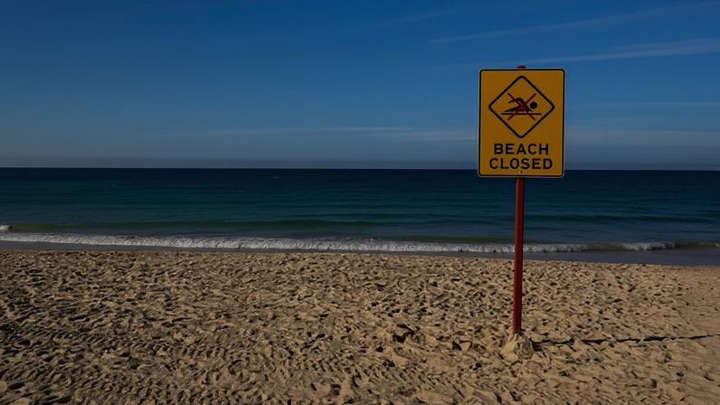Coogee beach has closed after the shark attack on Saturday.