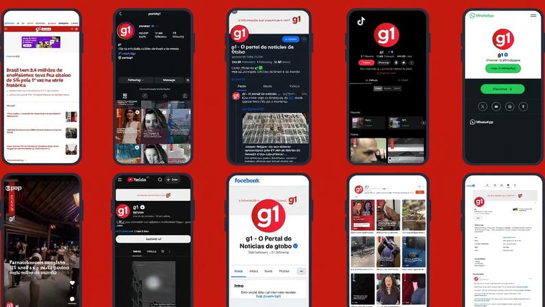 Como acompanhar as notícias do g1 em apps, newsletters e redes sociais