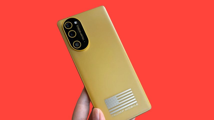 Segurou o telefone de Trump