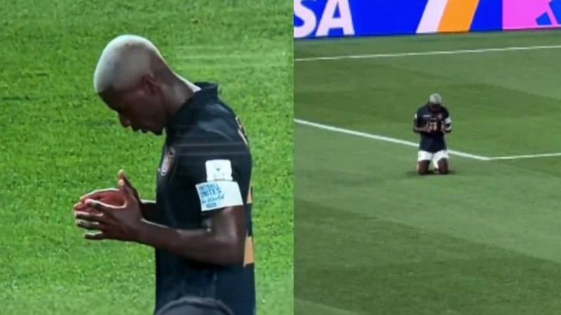 Moisés Caicedo demonstrou sua fé em campo. (Foto: Reprodução/Instagram/Christian Athletes/Reprodução/Instagram/Lucas Tylty).