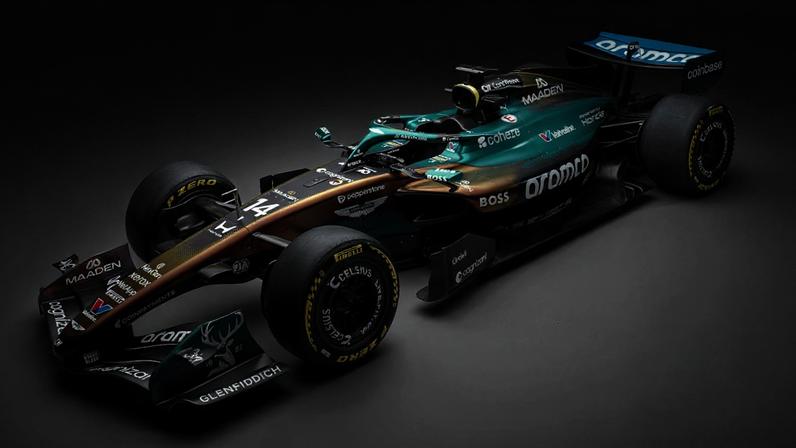 Aston Martin revela pintura iridescente para o GP de Mônaco da F1