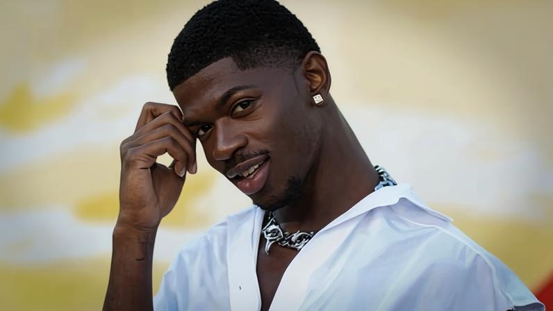 Lil Nas X arrives at the premiere of Beverly Hills Cop: Axel on 20 June 2024 in Beverly Hills, California.
