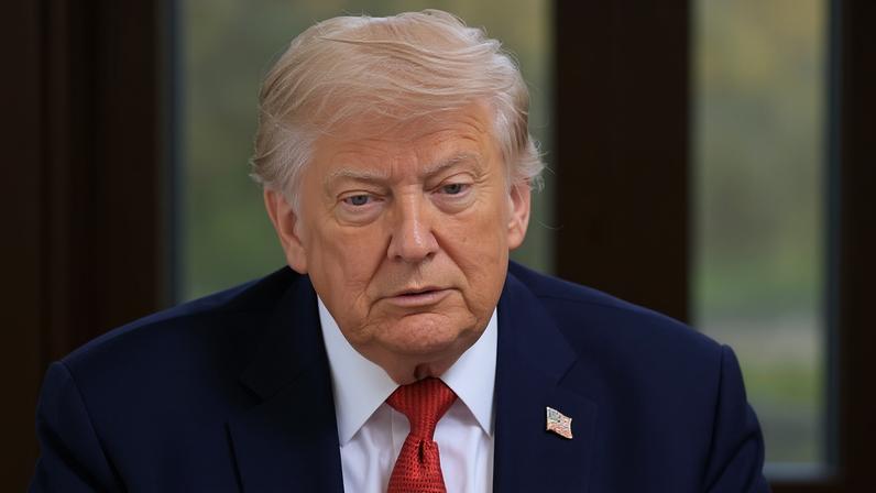 Close up of Donald Trump
