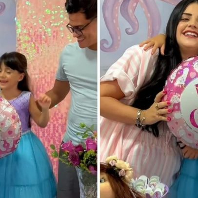 Menina afirma que a mãe está grávida após experiência religiosa