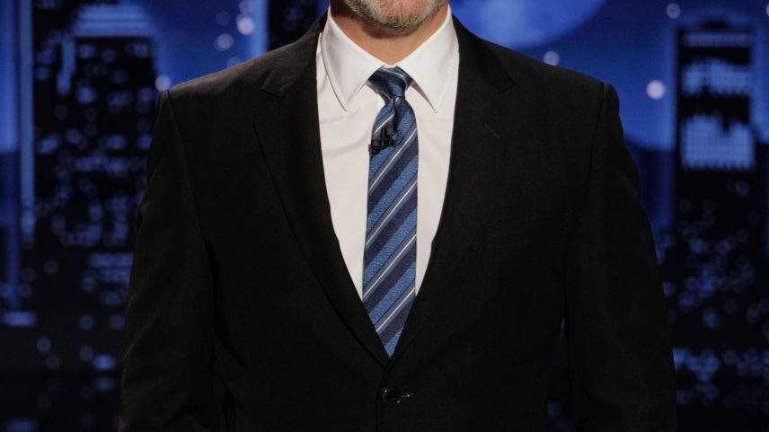 Jimmy Kimmel (seen above) admitted that he feels “defeated” about Stephen Colbert’s talk show being canceled.
