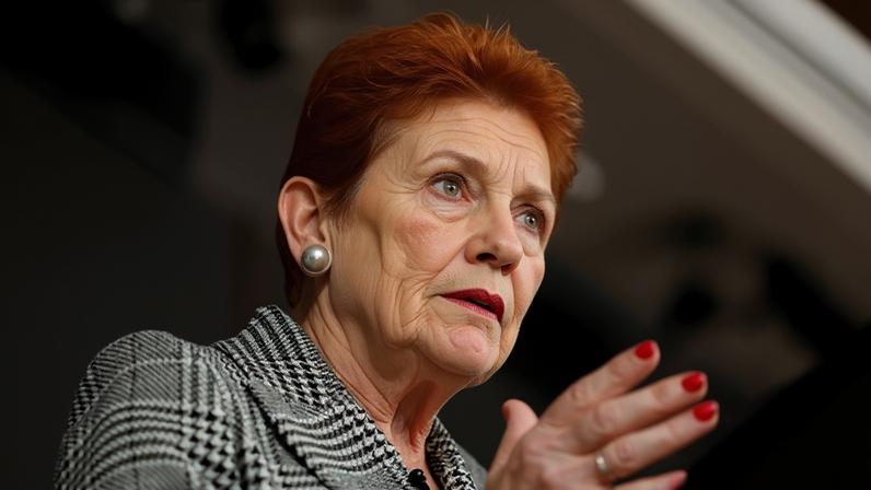 Discurso de Pauline Hanson é vergonhoso, dizem críticos de direita