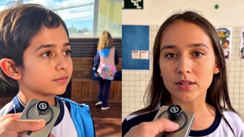 Crianças emocionadas dizem o que pediriam a Jesus, que Ele volte logo