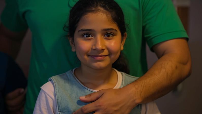 Hania Ahmed, 9, was killed in a police shooting in Pakistan after robbers confronted her family as they visited a relative’s home