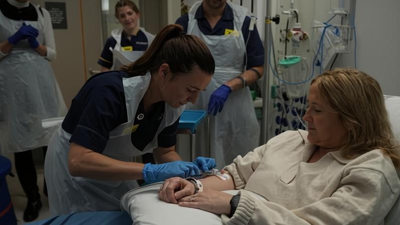 Katie Tinkler was one of the patients whose severe lupus went into remission after NHS trial of CAR T-cell therapy at University College London hospital.