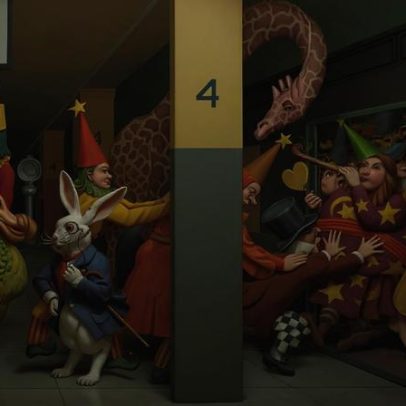 Mural de Alice no País das Maravilhas em Nova York volta à exibição