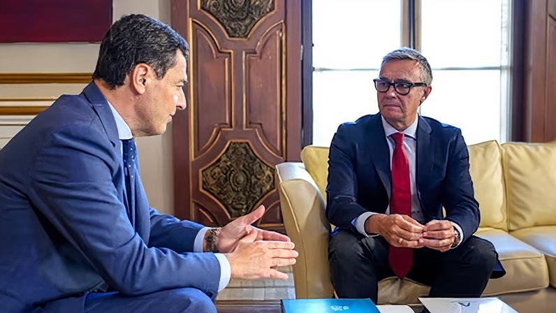 PP e Vox se reúnem para negociar a investidura de Moreno na Andaluzia