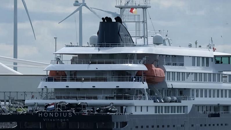 The MV Hondius cruise ship. ‘We knew we were dealing with something unusual.’