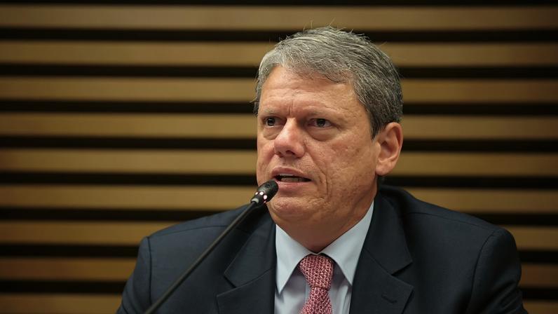 O governador de SP, Tarcísio de Freitas (Republicanos). Foto: Pablo Jacob/Governo do Estado de SP