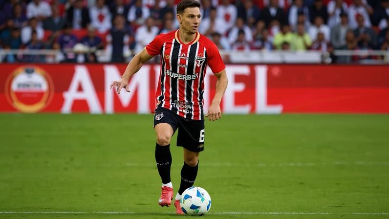 Cédric não entra em campo desde o dia 16 de maio (Foto: Rubens Chiri / São Paulo FC)