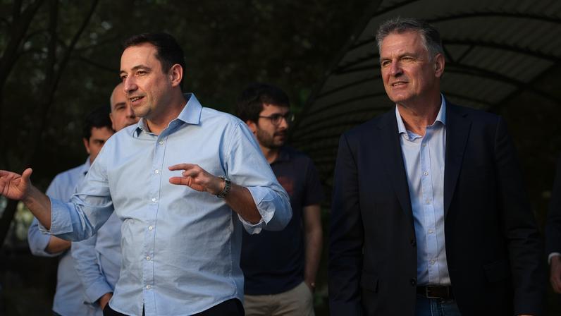 Pedro Junio, Bruno Spindel e Joaquim Pinto (Foto: Foto: Gustavo Martins/ Cruzeiro)