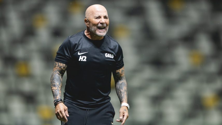 Jorge Sampaoli deixou o Atlético-MG em fevereiro — Foto: Pedro Souza