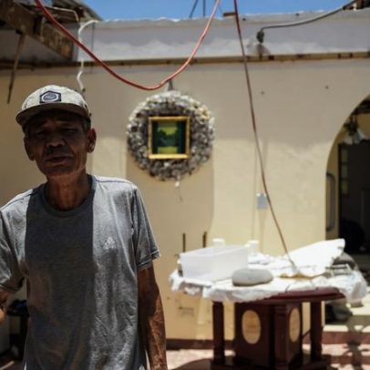 Moradores do Pacífico se recuperam lentamente após o Super Tufão Sinlaku