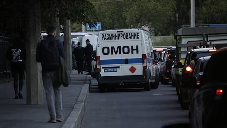Policía en San Petersburgo, en una imagen de agosto de 2023.
