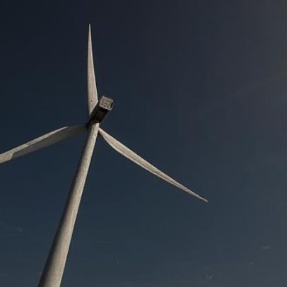 Planos apresentados para instalações em terra de grande parque eólico