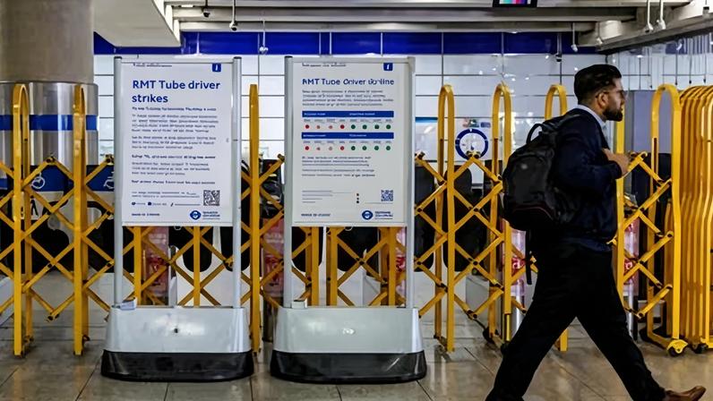 Londres enfrenta segundo dia de greve no metrô
