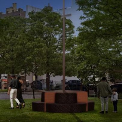 Artista Scott Burton é homenageado em nova escultura no memorial da AIDS em NYC