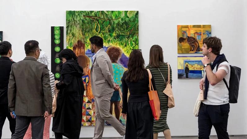 A view of June art fair in 2025