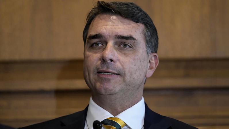 O senador e pré-candidato à Presidência Flávio Bolsonaro (Foto: Octavio Guzmán/EFE)
