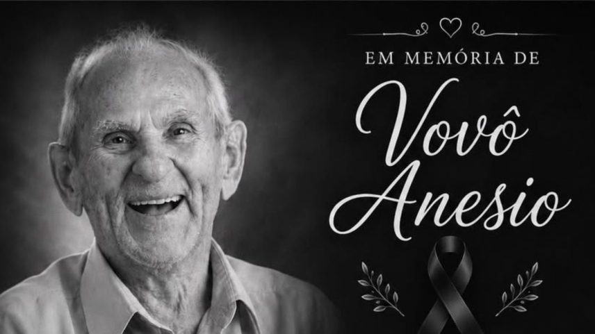 Vovô Anésio morre aos 88; neto Caio lamenta, influencer na UTI