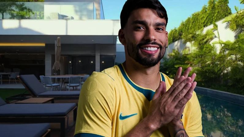 Na Copa do Mundo 2026, Lucas Paquetá ostenta mansão de R$ 25 milhões com cinema, hidromassagem e suíte de 120 m² em condomínio de Xuxa