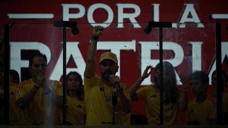O político ultradireitista colombiano Abelardo de la Espriella. Foto: Rodrigo Buendia/AFP