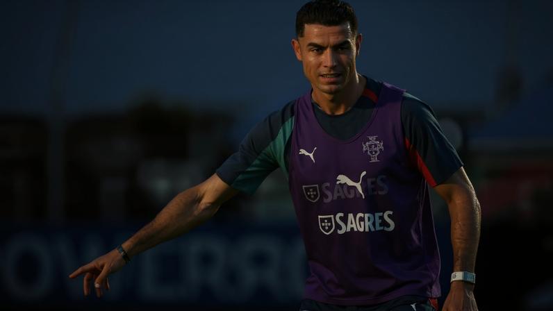 Em uma Copa de recordes, Cristiano Ronaldo pode se tornar o primeiro jogador a marcar em seis edições – foto: Patricia de Melo Moreira/AFP