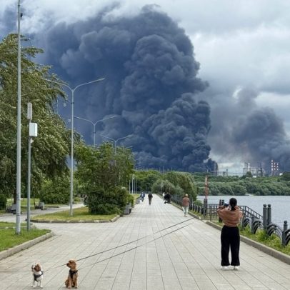 Ucrânia ataca e incendeia refinaria, maior ataque a Moscou em dois anos