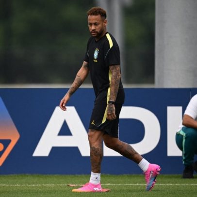 Neymar está fora do duelo entre Brasil e Haiti
