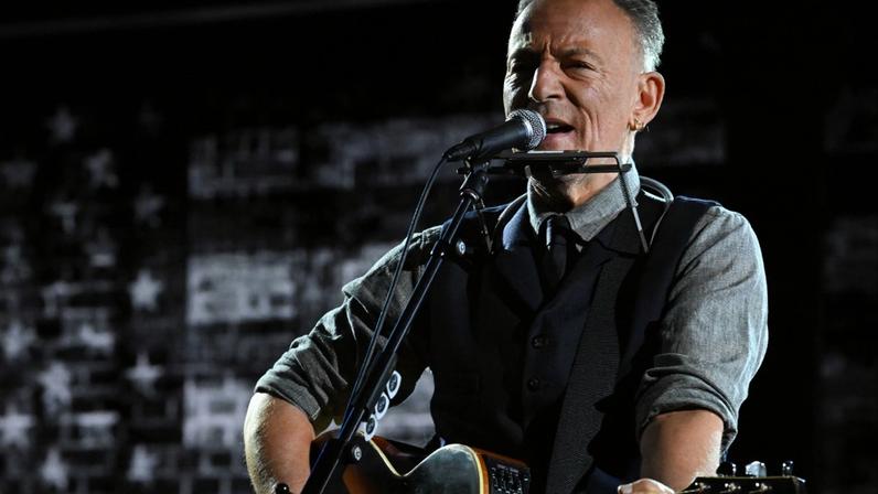 Bruce Springsteen on 'The Late Show with Stephen Colbert' on May 20, 2026.