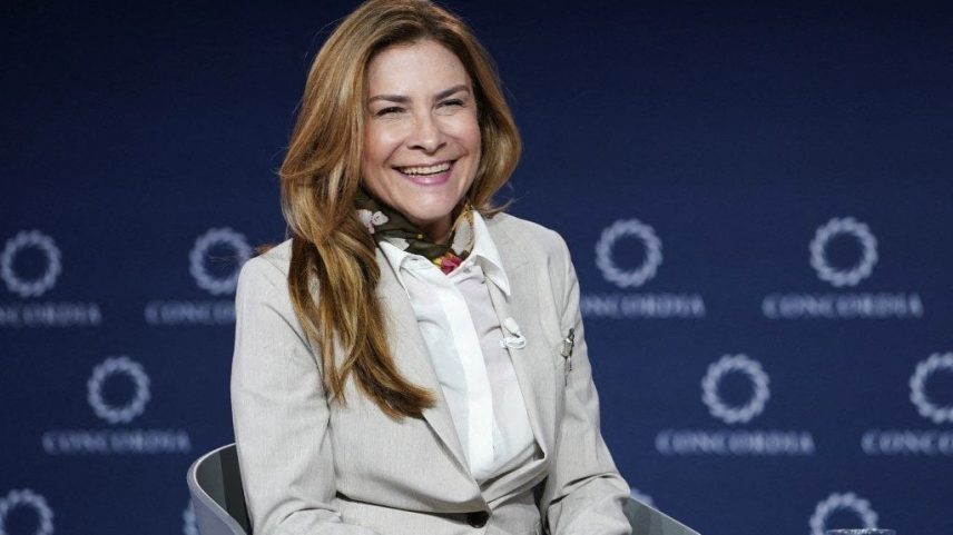 A prefeita de Santo Domingo, Carolina Mejía. Foto: John Lamparski/Getty Images for Concordia Summit/AFP