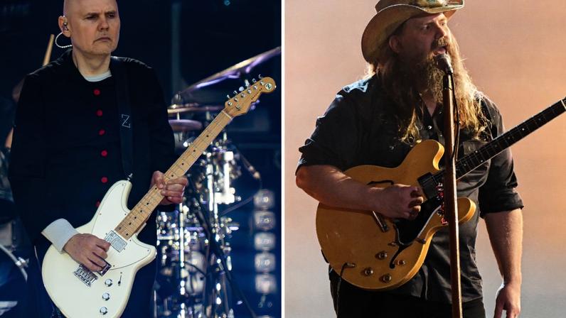 Billy Corgan of Smashing Pumpkins; Chris Stapleton.