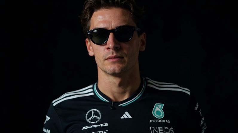 O britânico George Russell, da Mercedes (foto: CLIVE ROSE / GETTY IMAGES NORTH AMERICA / Getty Images via AFP)