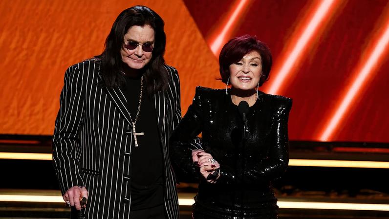 Ozzy Osbourne and Sharon Osbourne in 2020