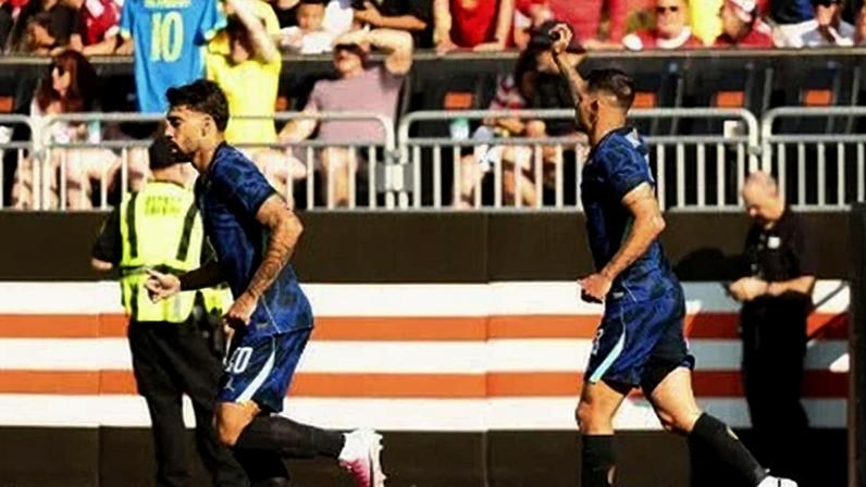 Bruno Guimarães marca contra o Egito