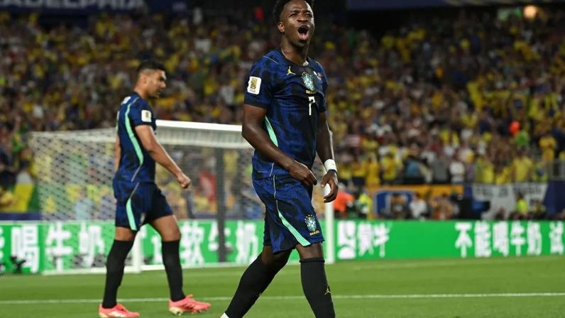 Vini Jr. brilha; Brasil vence o Haiti e lidera o grupo da Copa