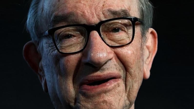 Alan Greenspan durante entrevista em Washington em 2014