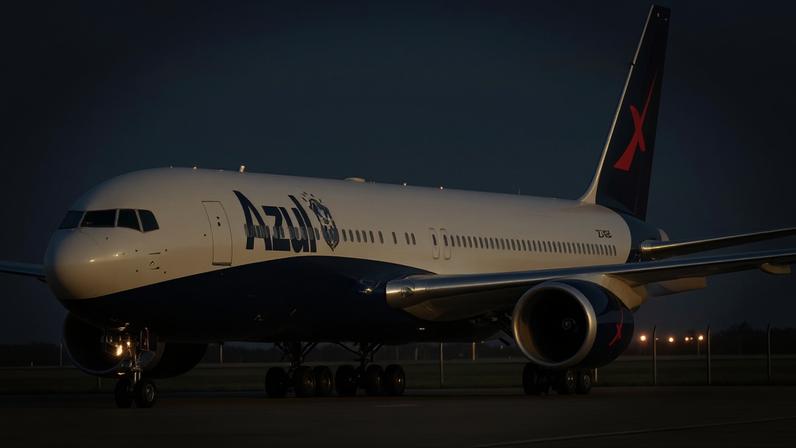 Aeronave que vai levar a seleção brasileira para a Copa do Mundo de 2026. (Foto: Reprodução)