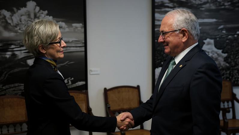 Foto: Luiz Silveira/STF Presidente do Supremo Tribunal Federal, Edson Fachin, recebe relatora especial das Nações Unidas para a Independência de Magistrados e Advogados, Margaret Satterthwaite.