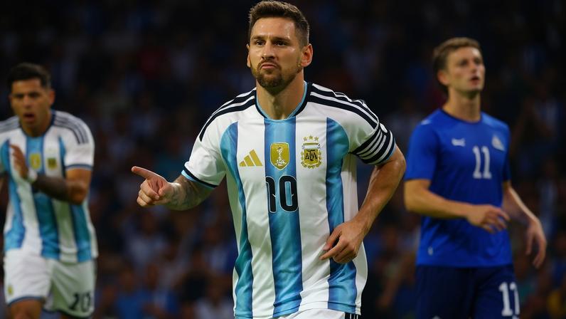 Messi comemora gol marcado em Argentina x Islândia (Foto: Todd Kirkland / GETTY IMAGES NORTH AMERICA / Getty Images via AFP)