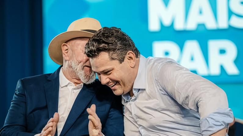 O presidente Lula (PT) e o senador Davi Alcolumbre (União Brasil-AP), presidente do Senado e do Congresso Nacional. Foto: Divulgação