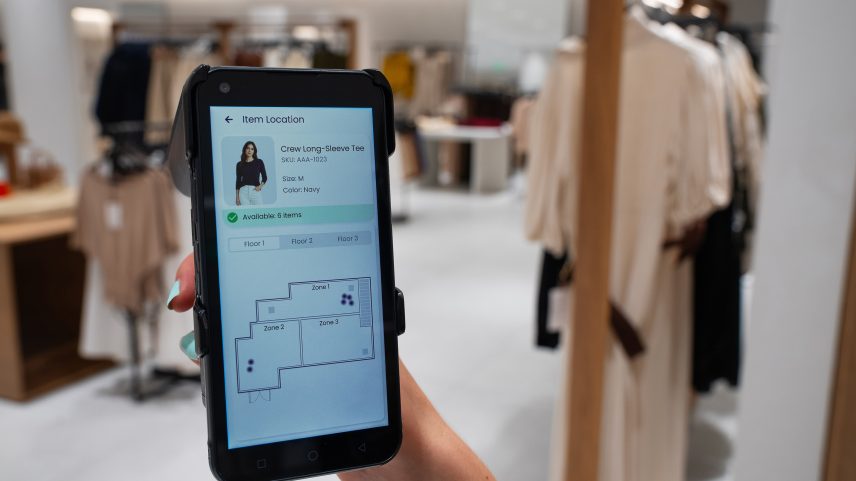 Cartesian's system locates items in retail store stockrooms and shop floors.