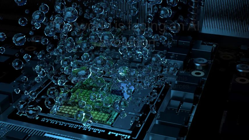 Ferveret’s cooling system submerges computer servers in a specialized liquid that absorbs heat much more efficiently than air from a fan. What makes the solution different from other liquid cooling systems are smaller bubbles at the surface of the server, which detach more frequently, accelerating the heat transfer process.